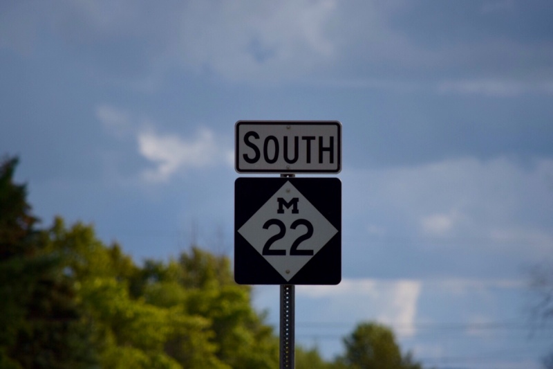 M22 South Sign
